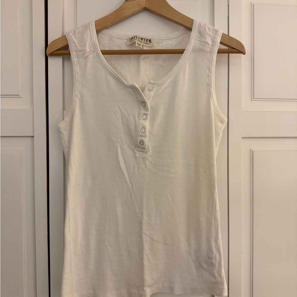 Idyllwind Cowgirl Nashville Chic White Sleeveless Tank